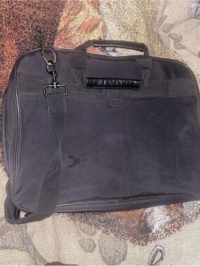 Black Men's Laptop Briefcase Shoulder Bag